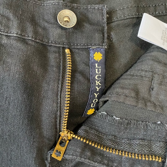 Lucky Brand Mid Rise Sofia Boot Cut (Re-Hemmed 26"Inseam) Black Denim Jeans.Sz8 - Picture 10 of 16